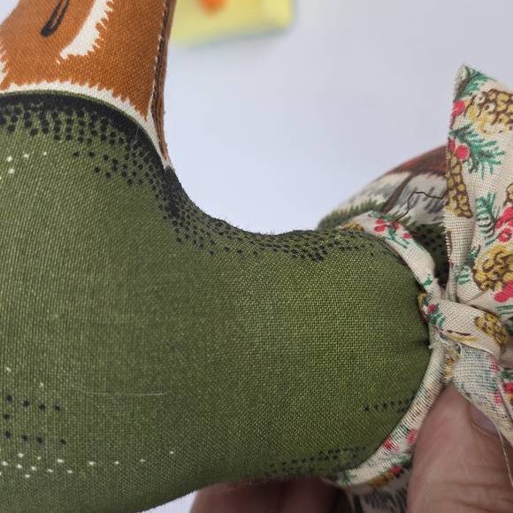 Vintage Stuffed Mallard Duck Doorstop Handmade - Picture 9 of 11